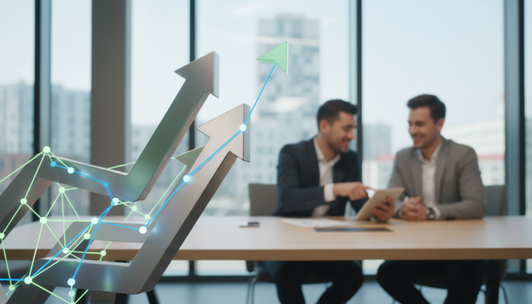 Specjaliści SEO z agencji Mayko analizujący dane z systemów AI w biurze w Białymstoku